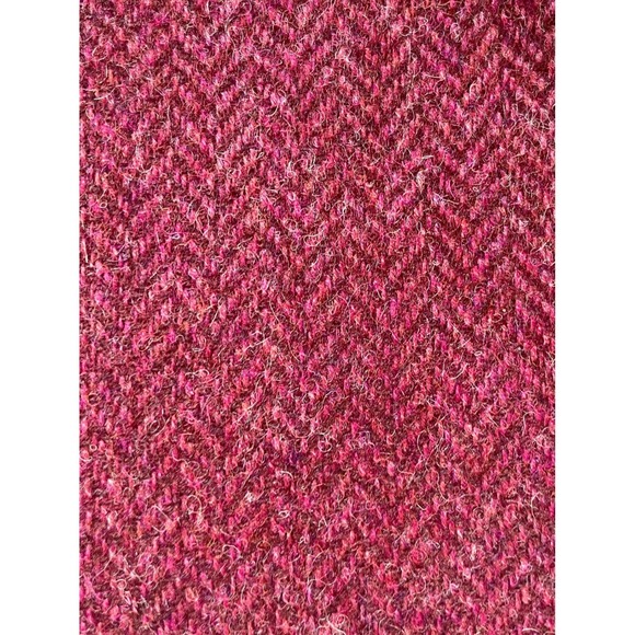 J Crew Womens Moon Herringbone Blazer Burgundy Wool Blend British Cloth Large - Picture 5 of 13